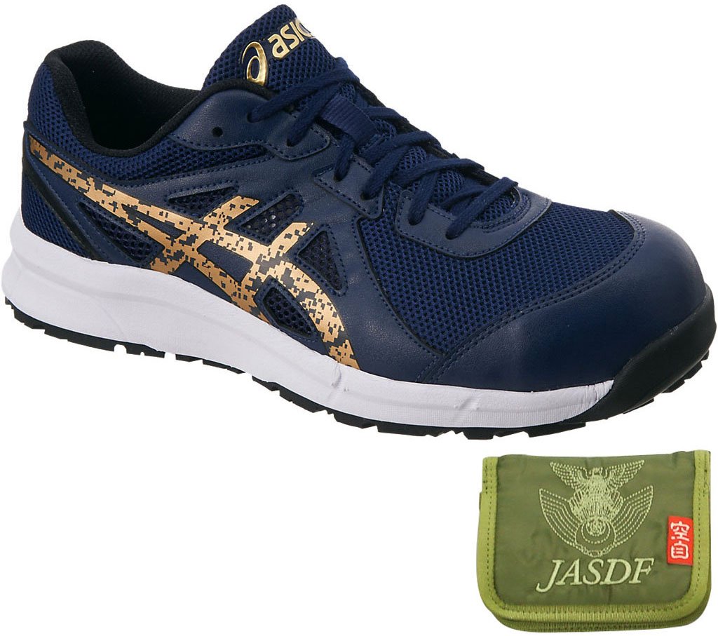 特売 アシックス 安全靴 ウィンジョブr Indigoblue Gold Cp106 25 0cm 財布付セット Fcp106 B073rymm3c 在庫一掃 Www Konenga Com