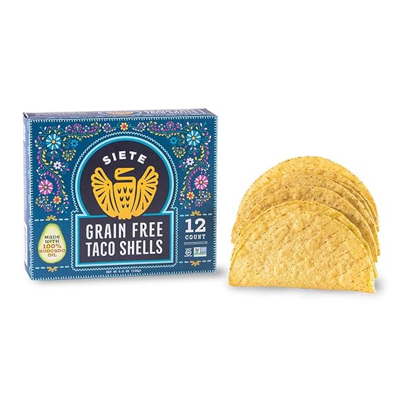 SIETE GRAIN FREE TACO SHELLS, 5.5 OZ