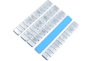 VekAuto 2.1oz Self Adhesive Wheel Balance Weights Strips for Motorcycle 140 x 19mm 5pcs Auto Accessories