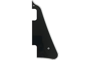 Fits Gi bson Epiphone Les Paul LP P90 Style Guitar Pickguard Scratch Plate (5 Ply Black)