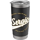Funny Personalized First Name Design for Sergio Stainless Steel Insulated Tumbler