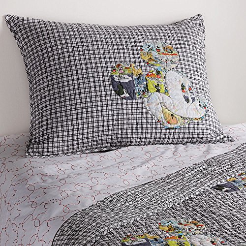 Ethan Allen | Disney Mickey Mouse Comic Collage Quilted Sham