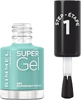 Rimmel Super Gel Peppermint Promise 093 Nail Polish 12ml Glazed Finish view 2
