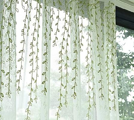 Amazon Com Aside Bside Voile Draperies Home Decorations Cottage