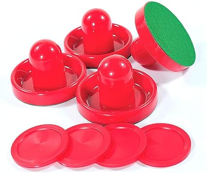 Amazon Com Lemon Home Red Air Hockey Pushers And Red Air Hockey