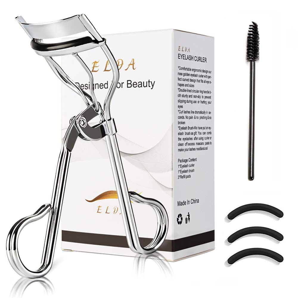 ELDA Eyelash Curler Golden Professional Lash Curler Set