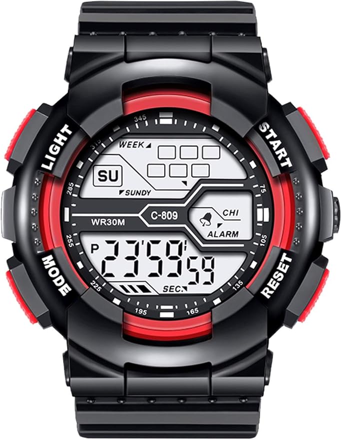 SAEL 8072 - Reloj ilitar para hobre, resistente al agua, táctico