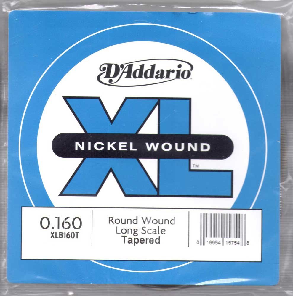 D'Addario XLB160T Strong Nickel Wound Bass Guitar Strings
