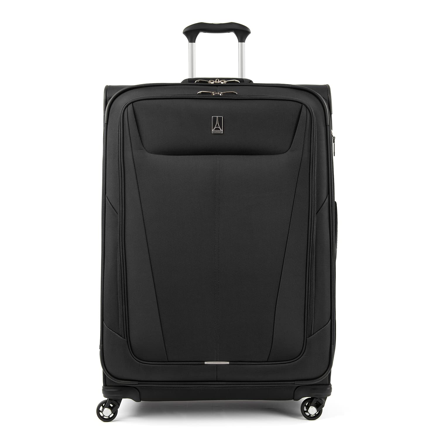 Travelpro Maxlite 5 Softside Spinner Suitcase 4 Wheels Expandable, Ultra-Lightweight and Durable, Travel Luggage 5 Years Warranty (Check-in XL (31" - 142L), Black)