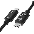 SABRENT Thunderbolt 3 USB-C Cable [Certified] 7.8" (20cm) | 40 Gbps | 100W Charging | E Mark Chip | for MacBook, Laptops, Docks [CB-T320]