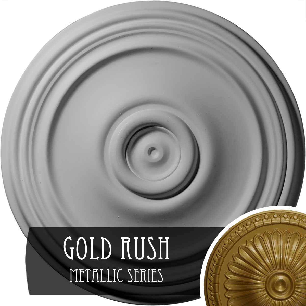 Amazon Com Ekena Millwork Cm21regls Ceiling Medallion Gold Home