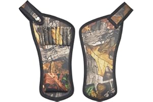 AMEYXGS Archery Arrow Quiver Crossbow Arrow Quiver Crossbow Arrow Holder Durable Hip Pocket Quiver Waist Hanged Quiver Holds 8 Pcs Arrows