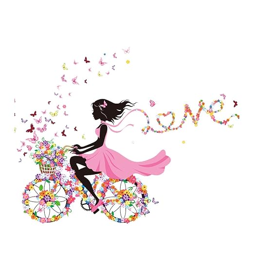 Naisicatar Wall Garland Vestido Rosa en Forma de corazón Hada ...