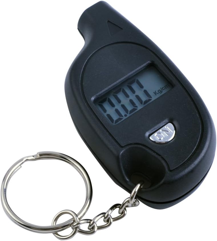 visenta Digital Tyre Pressure Gauge Portable Mini LCD Tire Air Pressure Checker for Car, Bike, Motorcycle