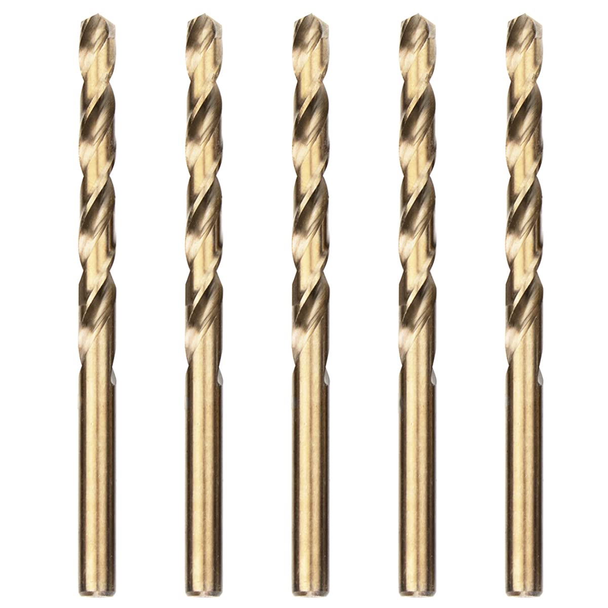 Meccion HSS Cobalt Jobber Drill Bit 5pcs 6.5mm Twist Drill Bit for Drilling Stainless Steel and Metal — image 1