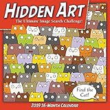 Hidden Art 2019 Wall Calendar by 