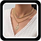 Zeshimb Layered Snake Choker Necklace Gold Snake Chunky Chain Necklace Punk Cuban Link Chain Necklace Personalized Serpent Animal Pendant Necklace Chain Jewelry for Women Men