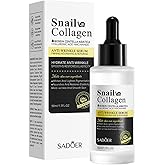 For Sadoer Collagen Centella Asiatica HA Facial Serums,Moisturizing Facial Serum,Face Serum,Facial Care,Soothing Skin,Brightens Skin Tone 50ml 1.7 FL OZ