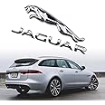 AULPEE Decal Compatible with Rear Emblem XE XF XJ F-Type F-PACE Trunk Emblem Rear Letter Sticker (Rear Chrome)