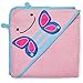 Skip Hop Baby Hooded Towel, 100% Cotton French Terry, Butterfly (Discontinued by Manufacturer)