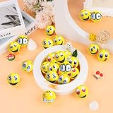 Ainiv 20Pcs Funny Face Squeeze Stress Balls PU 4.5cm Sensory Fidget view 4