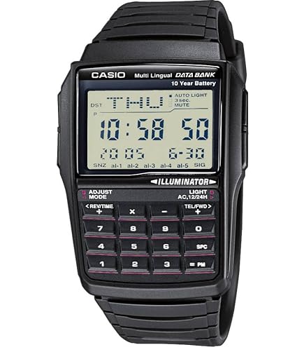 【タグ付き未使用 稼働品 データバンク】 CASIO DBC-32 白 S148 Amazon.com: Casio Men's Vintage DBC32-1A Data Bank White Digital