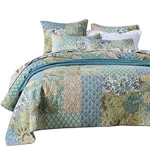 Amazon.com: Retro Comforter Set Floral Paisley Printed
