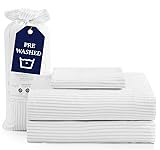 Casa Platino Twin Sheets, Pre-Washed Soft