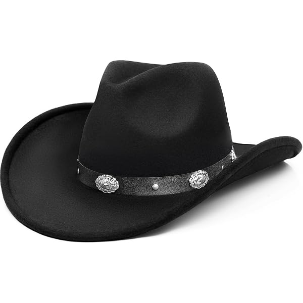 9959 Cowboy Hats For Women/mens Black/white Wide-brim Classic Fedora Hat Classic Western-Cowboy-Hat Men Womens Wide Brim Cowgirl Hats  main image 3