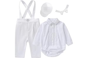 Booulfi Baptism Christening Outfits for Boys Birthday Outfit Baby Boy Gentleman Church Blessing Photoshoot Baby Boy Suits