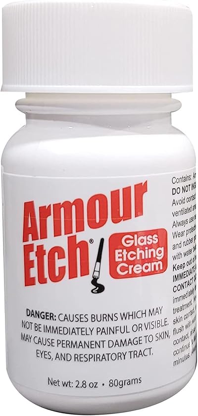 Armour Etch 80 Grams UK Exclusive Glass Etching Cream 2.8 oz