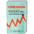 Essential Toothpaste Tabs, Made in Canada, Fluoride Free, Nano-Hydroxyapatite, 65 Tabs, 23.4g