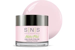 SNS HEALTHY NATURAL NAILS SNS Nail Dip Powder, Gelous Color Dipping Powder - Lavender Lace (Natural, Nudes, Pink/Violet, Pastel, Shimmer) - Long-Lasting Dip Nail Color Lasts 14 Days - Low- Odor & No UV Lamp Required - 1oz