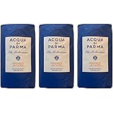 Acqua Di Parma Arancia Di Capri Blu Mediterraneo Wrapped Soaps 100 grams - Set of 3