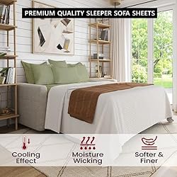 Full Sleeper Sofa Bed Sheet Set - 400 Thread Count