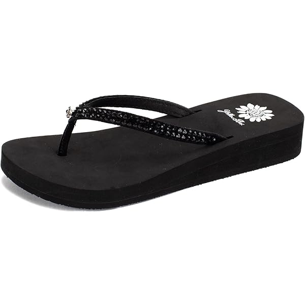 Amazon.com | Yellow Box Floppy Womens Sandal 8 BM US Black