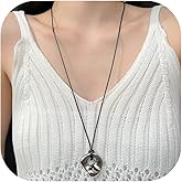 Roe Dolph Chunky Gold Necklace Statement Necklaces for Women Western Style Cord Jewelry with Pendant Long Boho Chic Necklace Gift