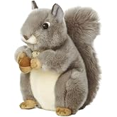 Aurora, 26172, MiYoni Squirrel, 10In, Soft Toy, Grey