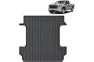 FIILINES Truck Bed Mat for Chevrolet Chevy Silverado/GMC Sierra 1500 2019-2026 (Only Fit 5.8FT Bed) Truck Bed Liner All Weath