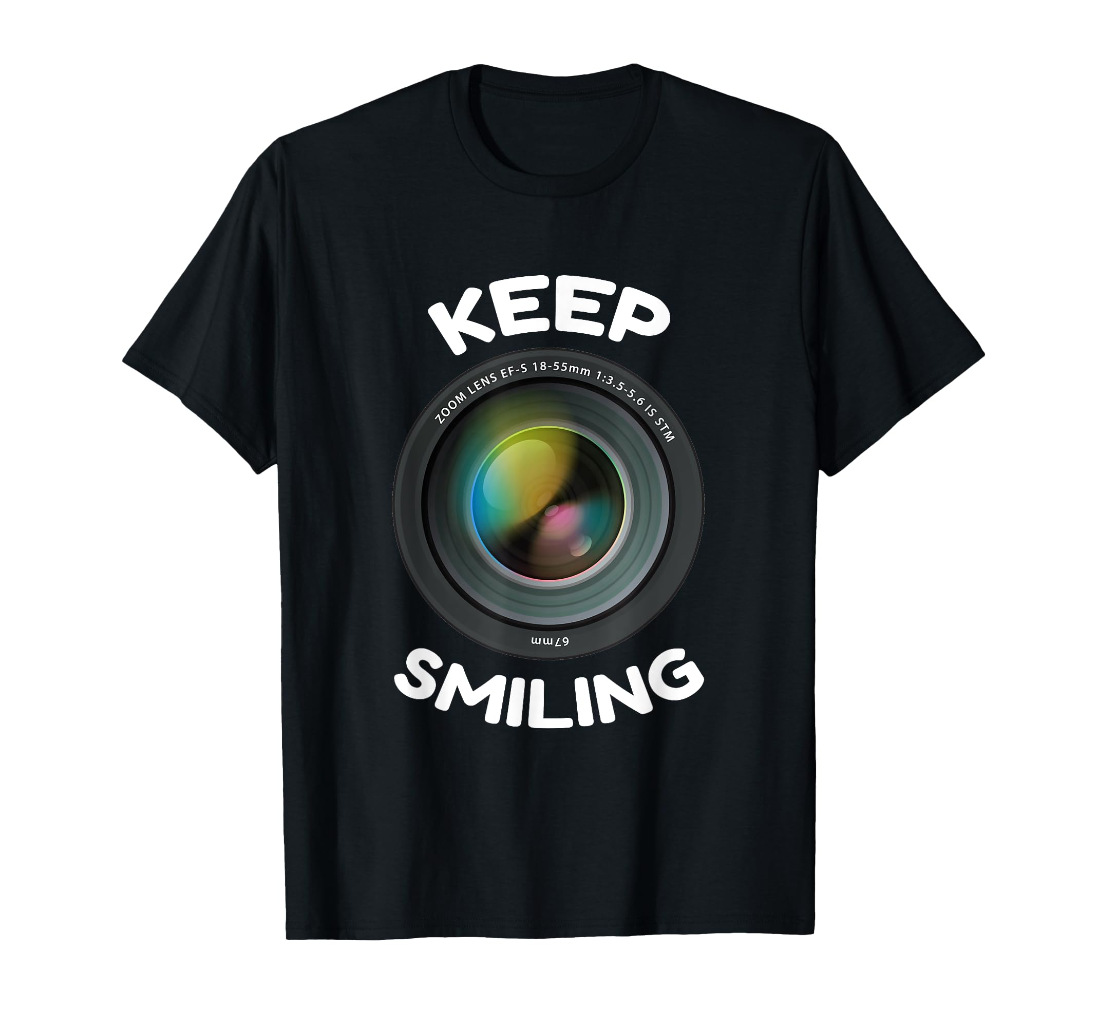 Photography Keep Smiling Photographing Camera Photographer T-Shirt