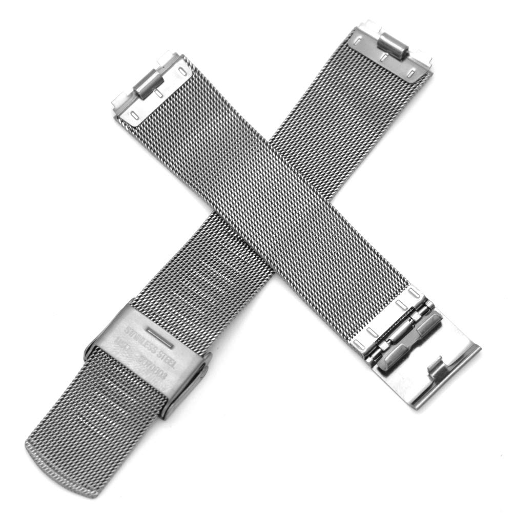 20mm Spring Bar Stainless Steel Watch Strap Replacement for Skagen 233 Series (Titanium)