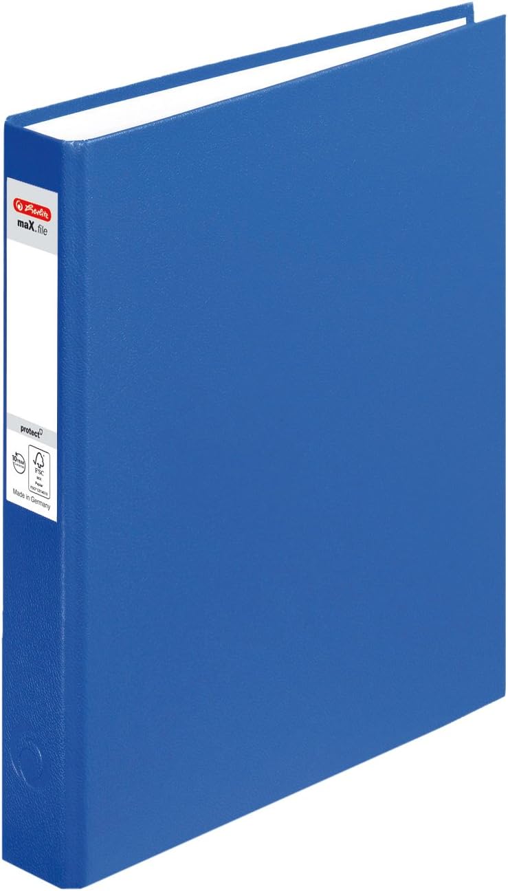 Herlitz max. File Protect A5 Ring Binder 1 x 2 Ring Mechanism 25 mm
