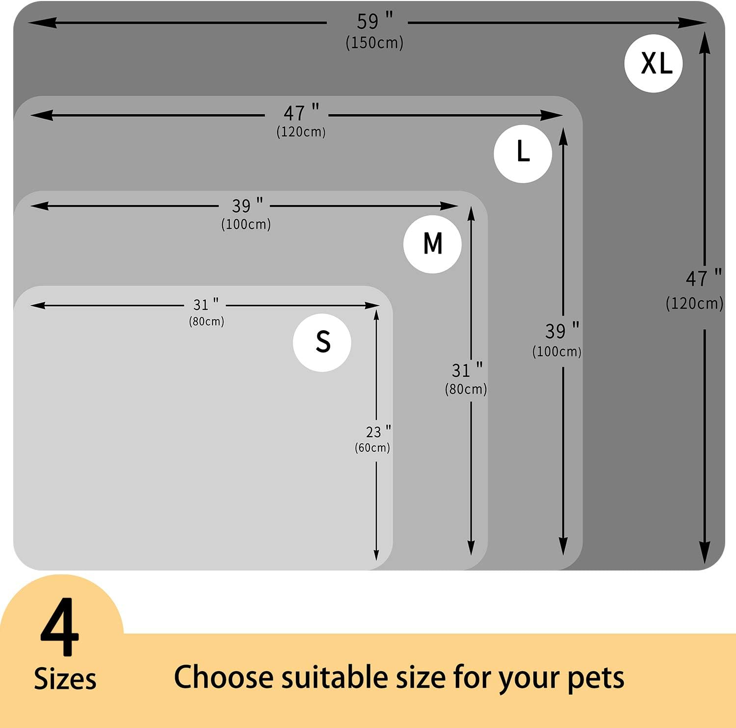 softan Dog Blanket, Fluffy Pet Blanket for Small Medium Large Dog, Washable Puppy Blanket, Soft and Warm Flannel Fleece Cat Blanket, 23"×31", Grey : Pet Supplies