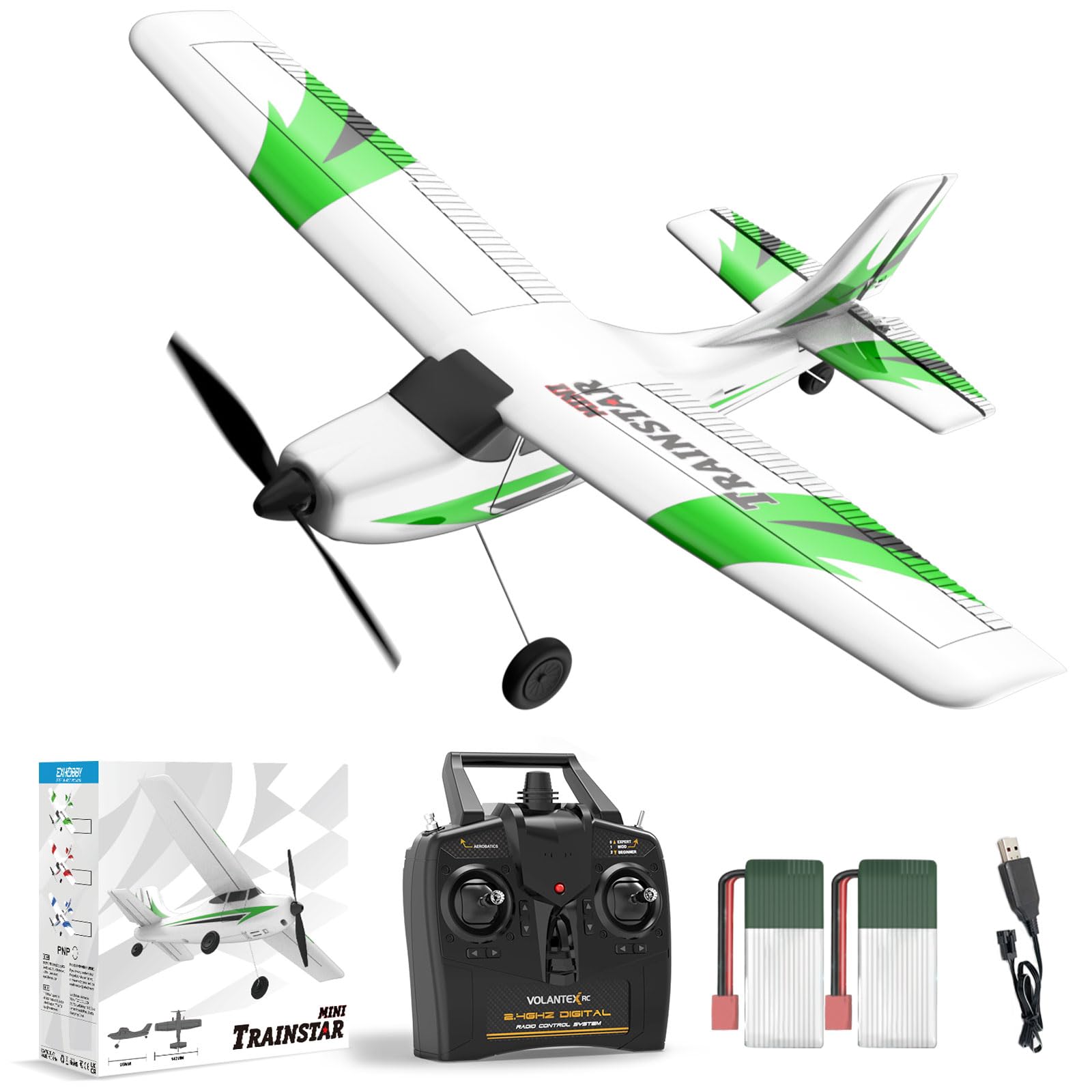 Photo 1 of **It's styrofoam, the photo look different***JMI MAGIC Upgraded RC Plane for Beginners & Adults, 3-Channel Remote Control Airplane with Xpilot Gyro Stabilization, 250mAh Battery, Carbon Fiber Wings, One-Key Return, Propeller Saver, Ready to Fly.