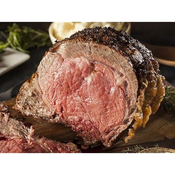 thumbnail image 2 of Deliciously Seasoned Traditional Savory Prime Rib Roast, 4.5-5 Lbs - Tender And Flavorful Beef Cut From Midwestern Corn-fed Cattle - Perfect For Every Celebration From Kansas City Steak Company 2 of 12