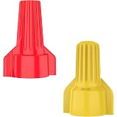 Ideal Electrical WingTwist Wire Connector Assortment, 150-Count Connectors | Electrical connectors with contoured wings, corrosion-resistant spring, fits 2 #18 AWG to 5 #12 AWG wires