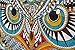 Psychedelic Owl Tapestry Black Owl Wall Decor Wall Hanging Fabric Wallpaper Home Decor,60