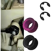 SamWinGear 2PCS Shift Cable Bushing Repair Kit with Clips Shifter Cable Bushing Replacement for Saturn Toyota Jeep Chevrolet Pontiac Transmission Shift Linkage Bush Repair Tool Kit OEM# 33835-08010