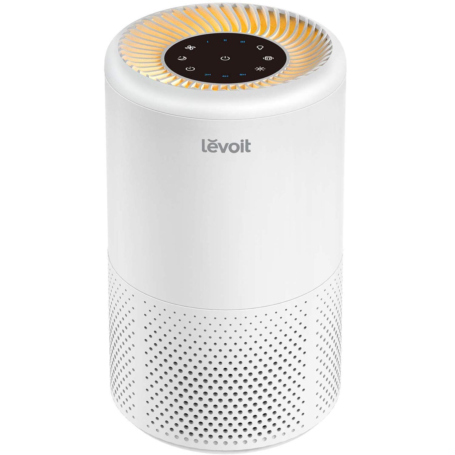 Levoit Purificateur D'Air Masion Avec Hepa H13, Air Purifier Capturer 99,97% De Particules, 26Db Mode Veille Silencieux, Veilleuse Chaude, Minuterie, 100% Sans Ozone Vista 200