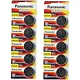 Panasonic CR2450 3V Lithium Battery 2PACK X (5PCS)= 10 Pcs Batteries